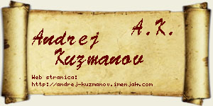 Andrej Kuzmanov vizit kartica